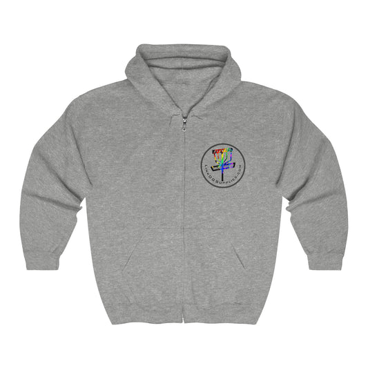 LinkDGSupplies Go Throw Full Zip Hooded Sweatshirt