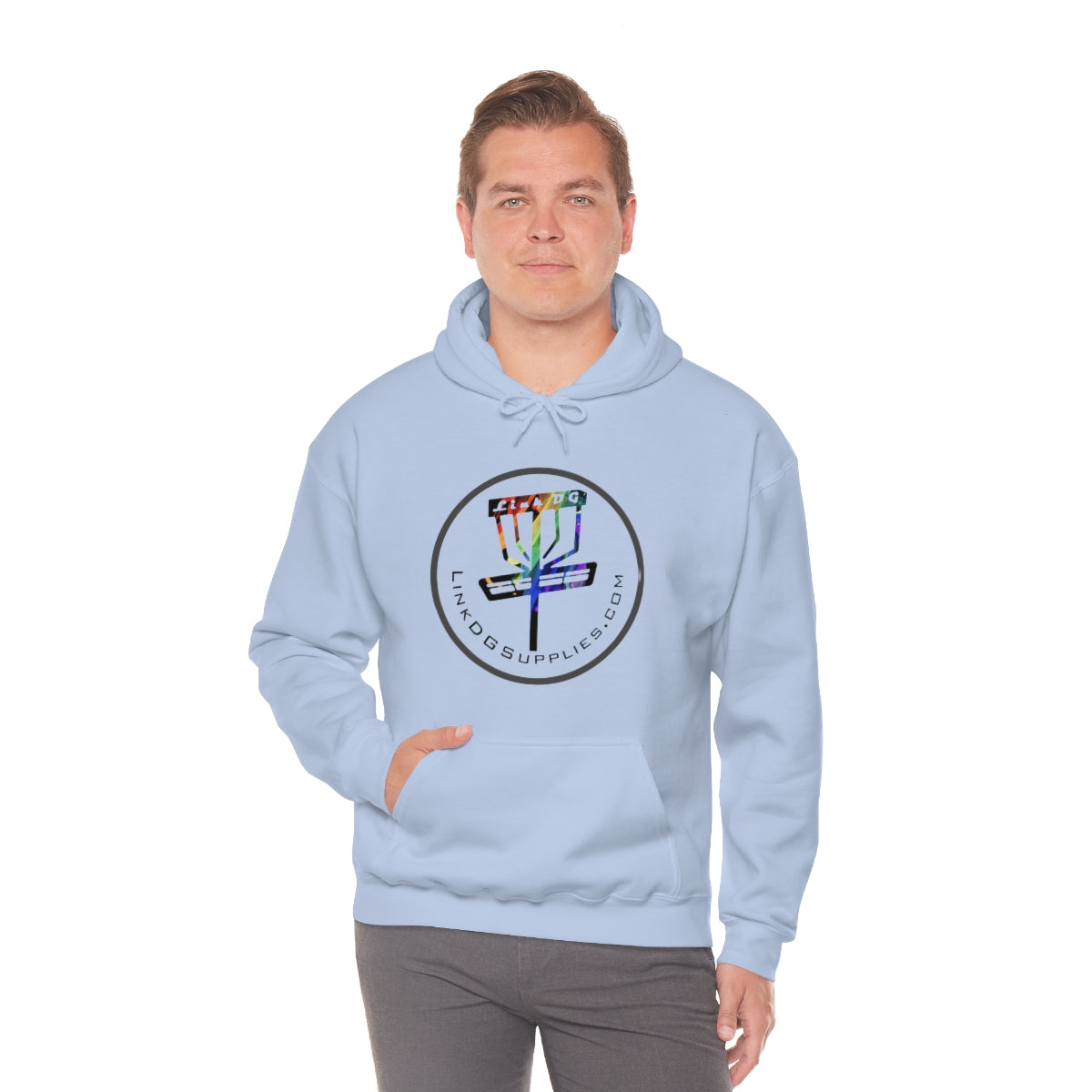 Link Disc Golf Supplies Go Throw Heavy Hoodie